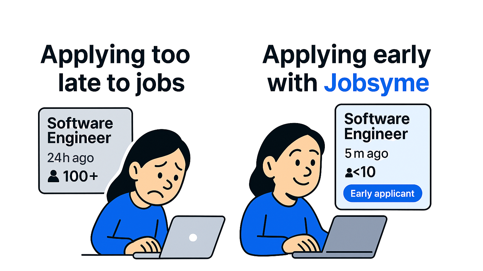Early job application advantage